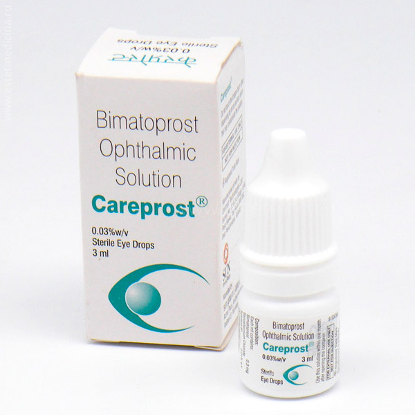 Careprost средство для роста ресниц и бровей и изменение глазного давления
